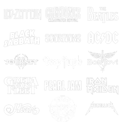 Logos de bandas que tocamos